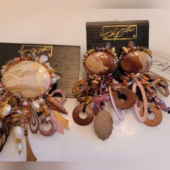 NWT Chipita Rare Beaded Earrings - Picture 8 of 8